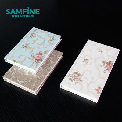 China Beautiful A4 A5 A6 Flower Fabric Printed Cover Personalized Customized Design Agenda Planner Diary Wholesale Diary for sale