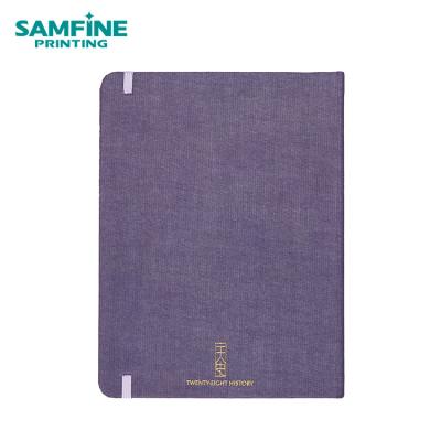 China paper & Cheap custom price cardboard fabric cover classroom planner journal agenda printing supply. for sale