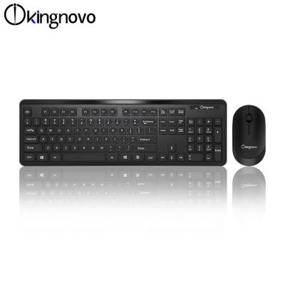 China 2.4G Keyboard Mouse Combo Set Ultra Thin Wireless Normal Combo Keyboard Multimedia Mouse For Notebook Laptop Desktop PC for sale