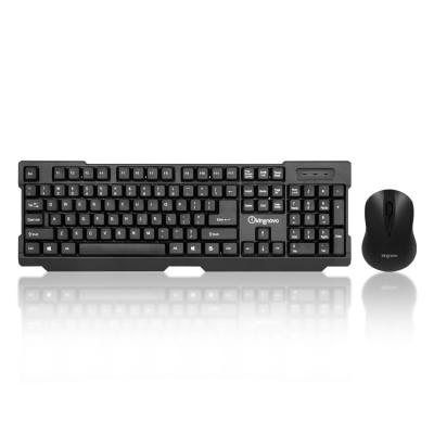 China Portable Full Size Ergonomic Keyboard With Palm Rest 2.4G Wireless Keyboard And Mouse Combo for sale