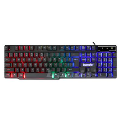 China Waterproof High Quality Cheap Wired RGB Illuminated Keyboard And Mouse Set For Computer Gamer for sale