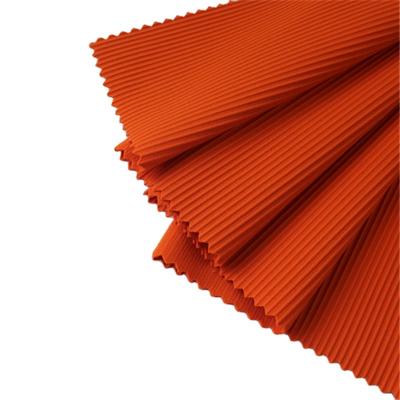 China 18% Breathable Comfortable 82% Nylon Spandex 4 Way Stretch Knitting Rib Dyed Nylon Spandex Fabric Garment Material for sale