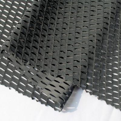 China Stain Resistant Good Quality High Stretch 82% Nylon 18% Spandex Long Screened Mesh Fabric For Sportswear for sale