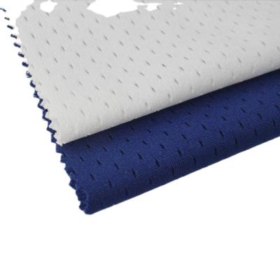 China Anti-Static High Quality 180gsm Middle Weight 100% Polyester Mesh Fabric For Basketball Uniform / Sportswear for sale