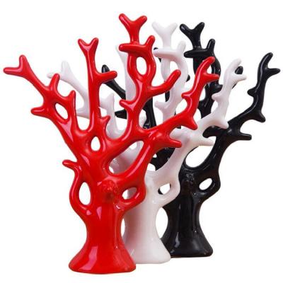 China Coral Tree Ceramic Indoor Figurine Centerpiece Table 2019 Home Decor for sale