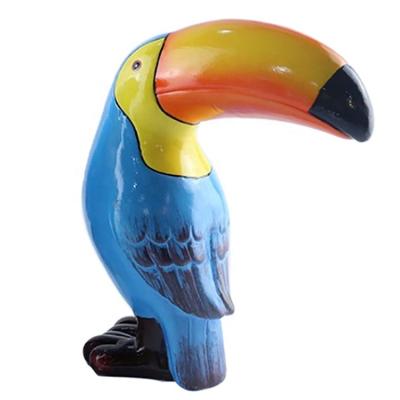 China Newest Modern Promotional Home Indoor Ceramic Toucan Table Decor Craft for sale