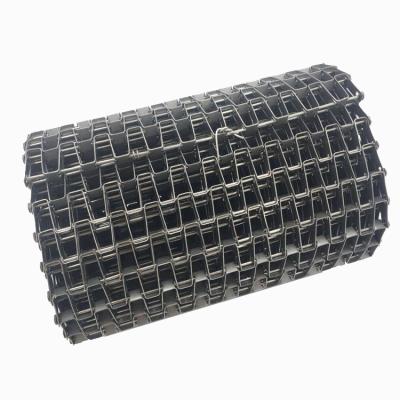 China Heat Resistance Metal Conveyor Belt Stainless Steel Carbon Steel Metal Honeycomb Flat Wire Conveyor Belt for sale