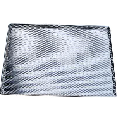 China Sustainable Fruit Drying And Dehydration Tray Stainless Steel Aluminum Metal Mesh Tray Baking Pan for sale