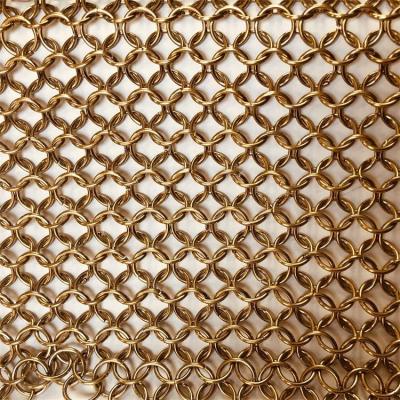 China Wear Chainmail Wire Mesh Stainless Steel Ring Mesh Curtains for sale