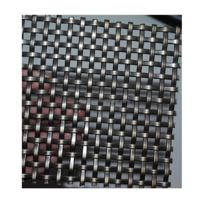 China Wear Antique Copper / Bronze / Stainless Steel Decorative Flat Wire Mesh for sale