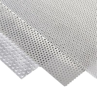 China Strong Durability 0.5mm 1mm Punch Hole Professional Custom Perforated Stainless Steel Mesh Plate Stainless Steel Filter Wire Mesh for sale