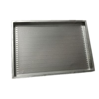 China Plain and Twill Stainless Steel Perforated Drying Trays for sale