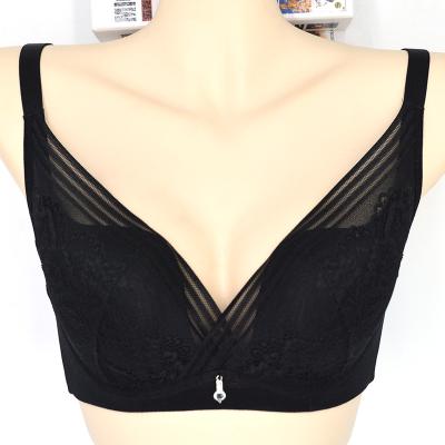 China Good Quality Black Pump Bra Breathable Suitable Prices Plus Size Sexy Bra Panty Set for sale