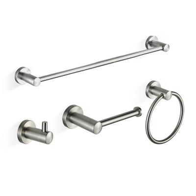 China Sustainable Bathroom Accessories Modern Design Stainless Steel Nickel Brush Luxury Bathroom Accessories for sale