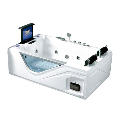 China Whirlpool Freestanding Adult Acrylic Air Jetted Massage Bathtubs for sale