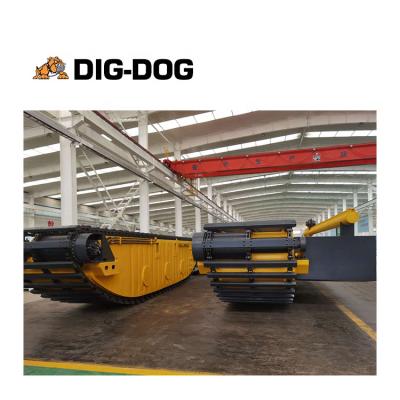 China Other DIG-DOG Swamp Excavator 30 Ton Amphibious Excavator with Pontoon and Dredge Pump for sale