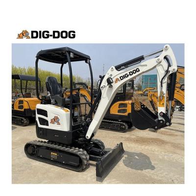 China Farms wholesale mini digger used 2 ton mini digger equipped one bucket 0.07m3 mini excavator digger digger for sale for sale