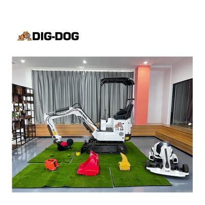 China Small Excavators Mini Machinery Repair Shops Sale Digger Hot Digger Mini Digger Porcelain With Cast Iron Counterweight Micro Bagger For Sale for sale