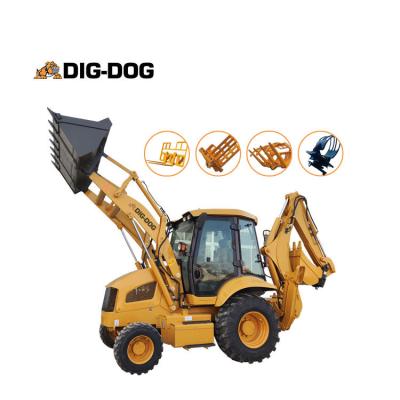 China Building material shops small mini loader garden tractor with front end loader backhoe loader for sale for sale