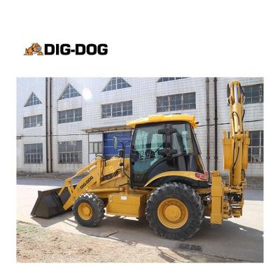 China Construction material shops customized mini backhoe loader excavators and mini loaders small digger with hydraulic hammer for sale