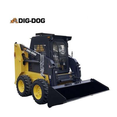 China Contruction DIG-DOG mini earthmoving machine wheel skid steer loader for sale for sale