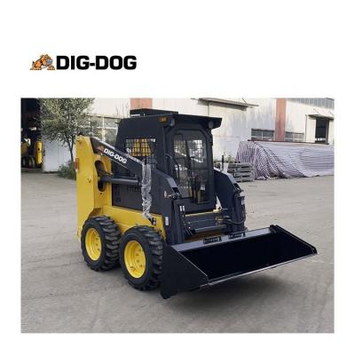 China Building Material Shops DIGDOG Skid Steer Loader Construction Machinery Small Skid Ox Attachments for sale