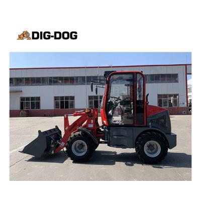 China DIG-DOG Front Small Loader ZL10E Hydraulic Mini Wheel Loader Building Material Machinery for sale