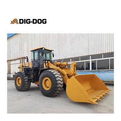 China Construction Material Stores Cheapest Top Loader Articulated Front Loader Tractor Mini Grapple Log Loader 6 Ton for sale