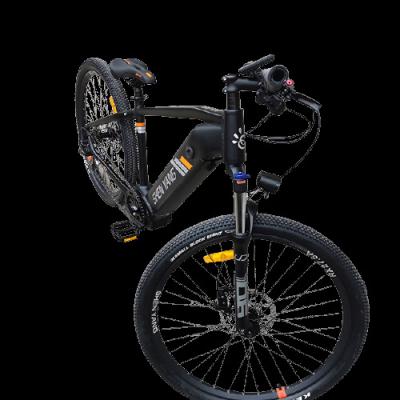 China Good quality 27.5inch alloy magnesium city electric bike full suspension mountainbike mid drive aluminum electric ebike 48V motor for sale