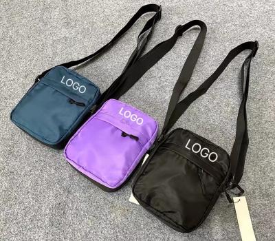 China Sports Portable Unisex Multi-Functional Bags Travel Single Shoulder Cross - Body Bag Waist Storage Solid Bag Inside Zipper Pocket for sale