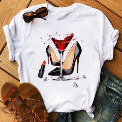 China Wholesale QUICK DRY Casual T-shirt Women's Tops 90s Hip Hop Cartoon Cute Shirt Street Wear Cute Punk Street Wear for sale