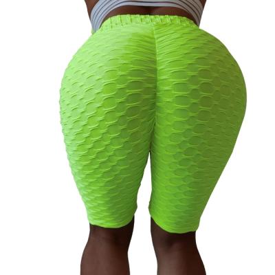 China Breathable Yoga Shorts Tummy Control Athletic Running Shorts Pants For Women Sport Short Wear Butt Lift Gaiters for sale