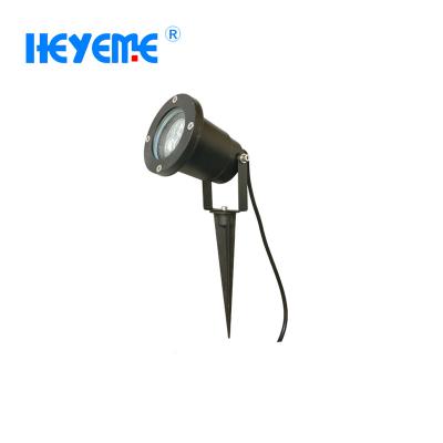 China Aluminum Black Outdoor Garden LED Spike Light For LED Garden Lawn Light for sale