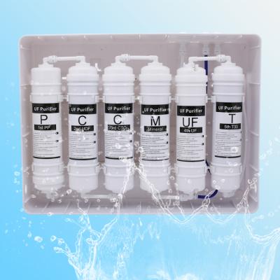 China Hotel T33 Integrated Water Filter T33 Activated Carbon Water Filter Six Stage Water Filter Sales For Drinking for sale