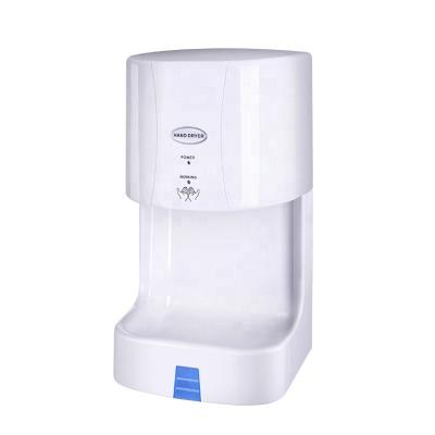 China Hotel Wholesale ASIALEO ABS Wall Mounted Automatic Air Jet Hand Dryer for sale