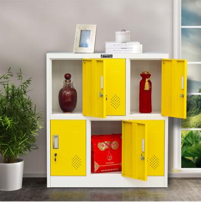 China Storage Bag And Other Items Children School Lockers Metal Storage Wardrobe Small Colored Steel Locker Cabinet for sale