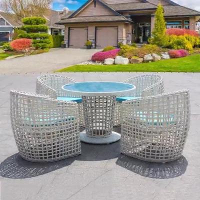 China YASN HYTZ015 Modern Patio Furniture Set Outdoor Rattan Garden Wicker Set High Quality Outdoor Rattan Furniture for sale