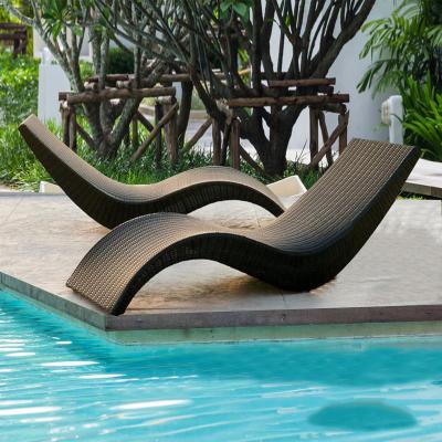 China YASN TY009 Outdoor Beach Garden Pool Patio Daybed Modern Outdoor Living Room Wicker Rattan Furniture for sale