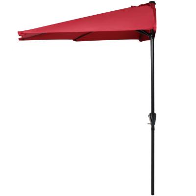 China YASN TYS020 Sun Shade Parasol Modern Attractive Balcony Half Around Straight Wall Umbrella for sale