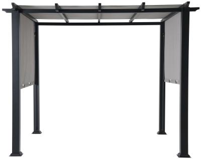 China Large Metal Polyester YASN ZYP011 Cast Iron Aluminum Patio Gazebo Outdoor Hardtop Tent Pergola Gazebo for sale