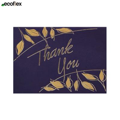 China Europe Recyclable Paper Offset Printing Business Thank You Greeting Card Postcards With Customized Logo for sale