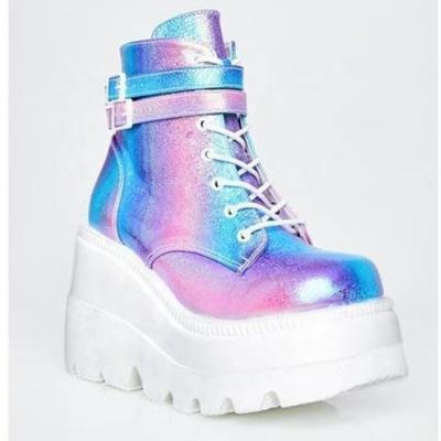 China TPR Women Platform Inner Waist Sneaker Boots Increasing Shoes for sale