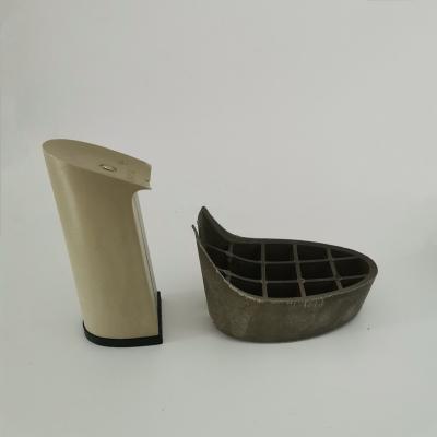 China ABS 12cm high heel and front part for shoe making for sale