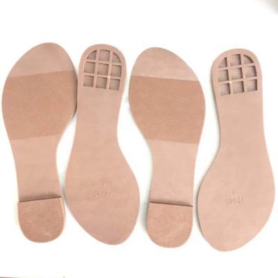 China Sole TPR Round Toe Tpr For Woman Flat Sandal Shoe Making for sale