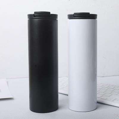 China PORTABLE 16oz 17oz Stainless Steel Tumbler For Sublimation Printing Heat Transfer Printing Absolutely Large Straight Lean Thin Lean for sale