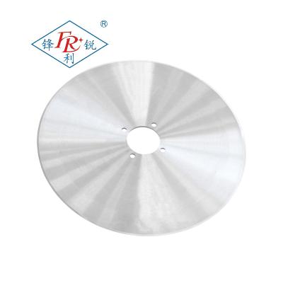 China Paper making machinery sharp wear-resistant round blade for fabric and paper production enterprises professional high speed steel cutting paper for sale