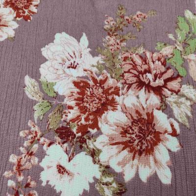 China 55/45% Antistatic Viscsoe Rayon Moroccan Fabric 120DX30S 110X66 92GSM 56/57 Print for sale