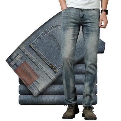 China 2021 New Arrival Breathable Men's Casual Washed Blue Jeans Unisex Size Stacked Mens Sweatpants Used Plus Size Jeans Pants For Men Slim Fit for sale