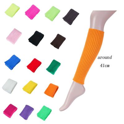 China OEM High Quality QUICK DRY Awesome Stocking Booties Colorful Legless Acrylic Fiber Socks Knee High Boot Women Knitting Leg Warmer for sale