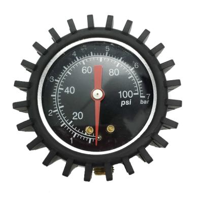 China HUBEN Industries Hydraulic Air Tire Pressure Gauge With Hose And Chuck Much Good Pressure Tire Gauge for sale